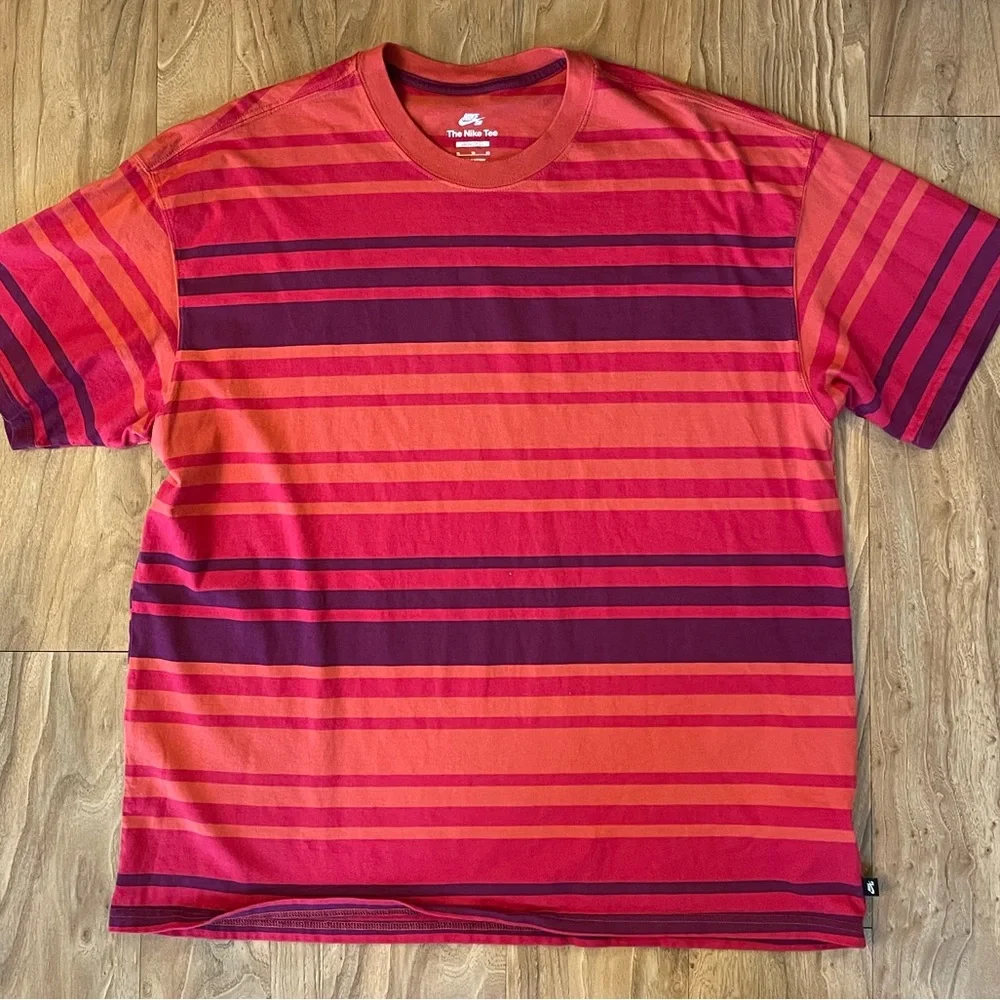 **NIKE SB** loose fit striped t-shirt SIZE XL - Picture 2 of 4